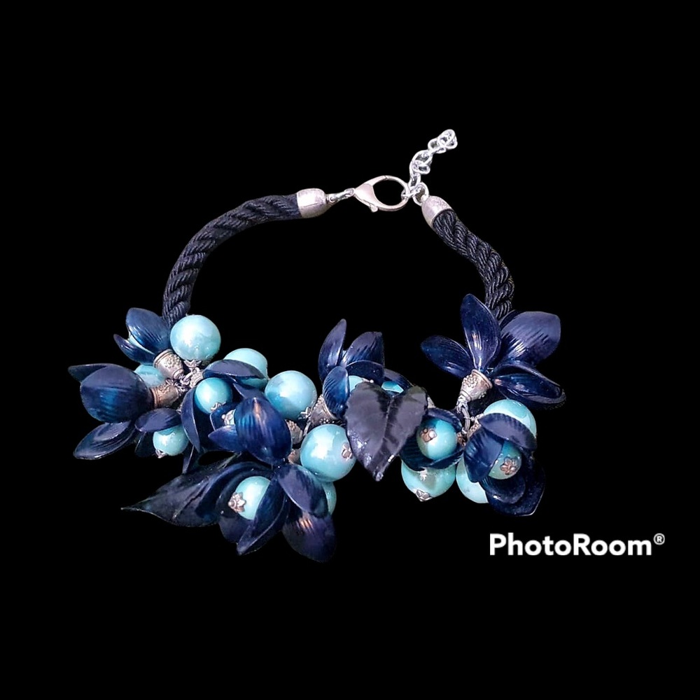 SOLIS italian handmade necklace, lace-up silver, ITALIAN MORANO GLASS